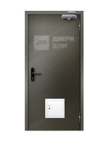 Противопожарная дверь ДПМ-01 EI-60 глухая однопольная со стыковочным узлом