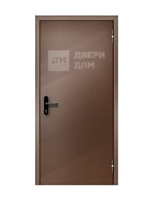 Коричневая противопожарная дверь ДП-026